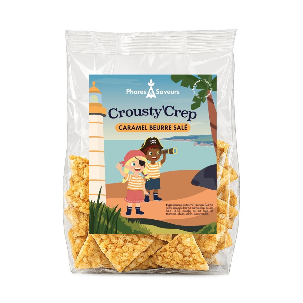 Sachet Crousty'Crep caramel beurre salé
