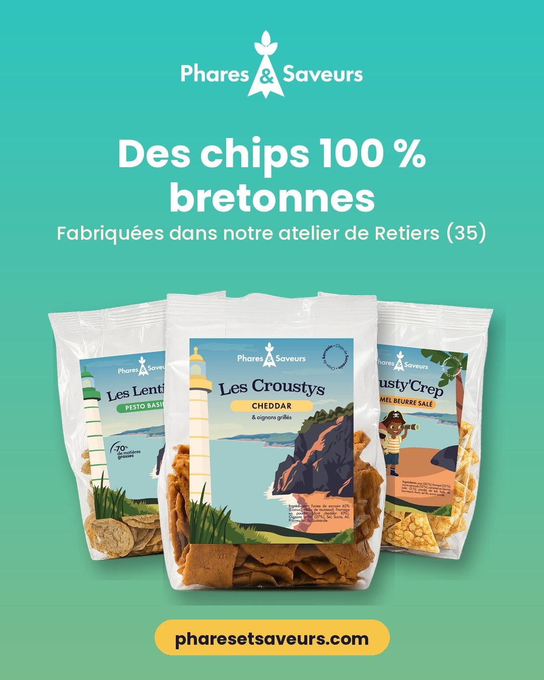 Post Instagram : des chips 100 % bretonnes