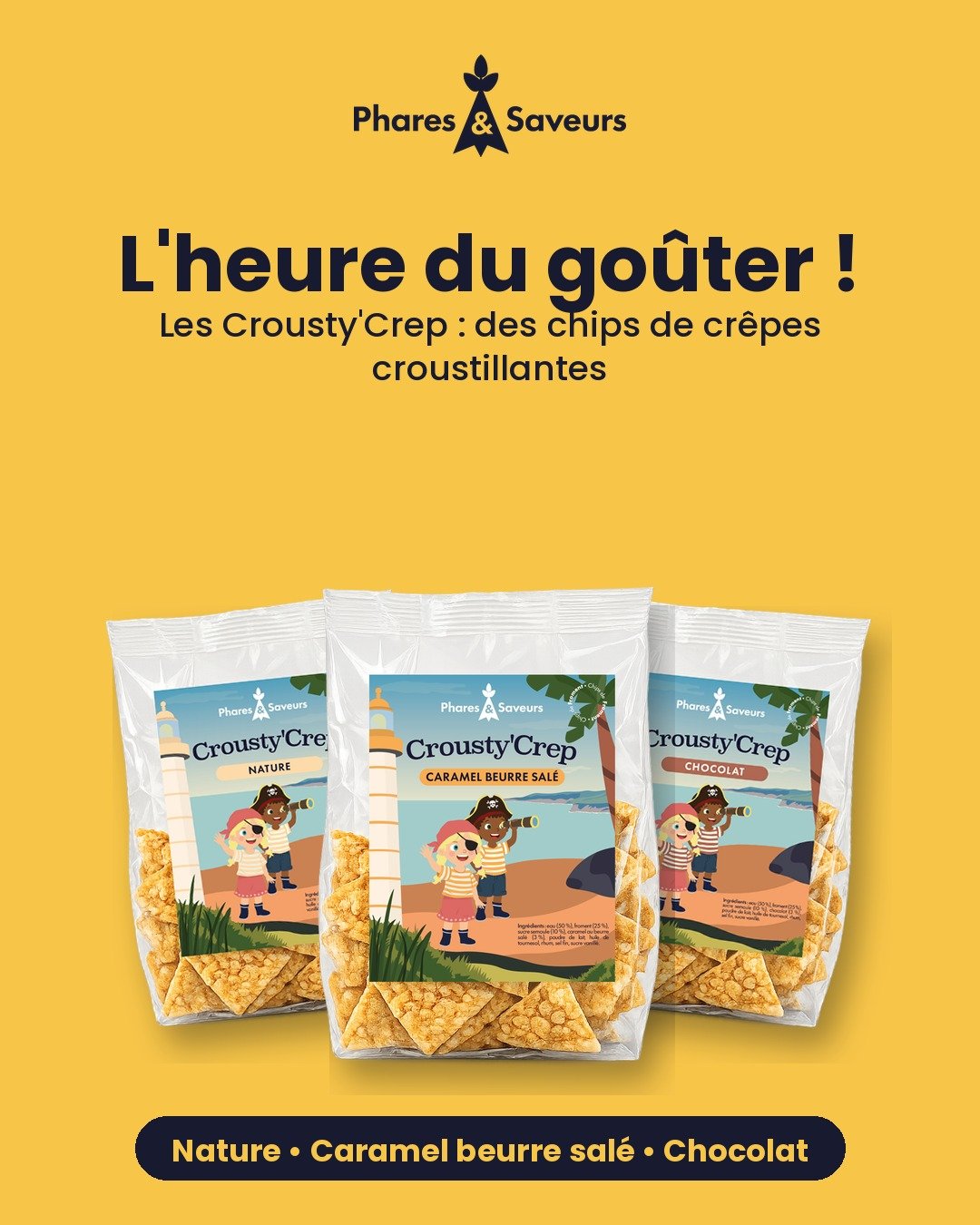 Post Instagram : l'heure du goûter avec Crousty'Crep